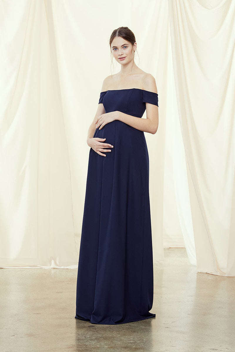 Maternity bridesmaid dresses navy store