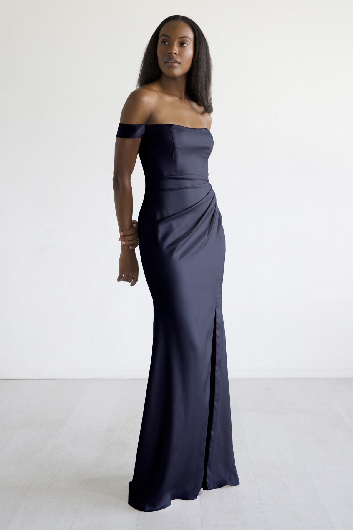 bridesmaid dresses hobart Watters Bridesmaid Dress 9404 Navy Blue