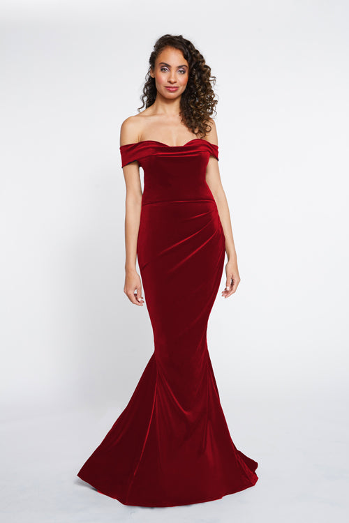 Bari Jay Bridesmaid Dress 2257 Wine