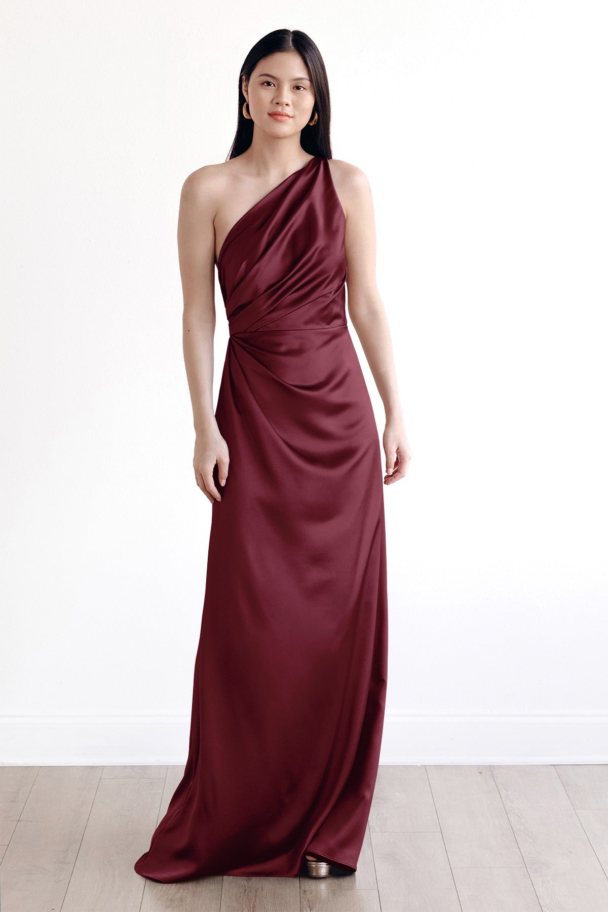 blue dress for baby girl Watters Bridesmaid Dress Evie 2400 Wine