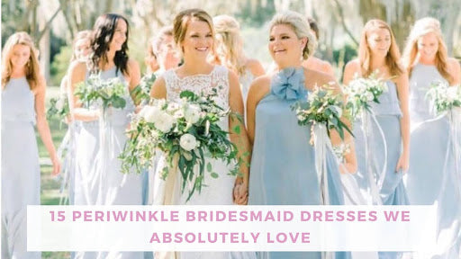 15 Periwinkle Bridesmaid Dresses We Absolutely Love