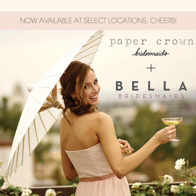 Paper Crown Bridesmaid Dresses