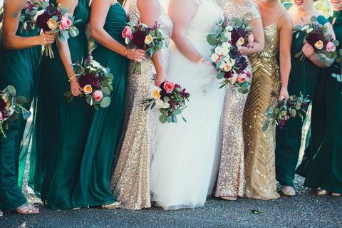 Amelia & Jeremy wedding party bella bridesmaids