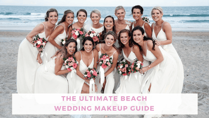 Beach wedding makeup thumbnail