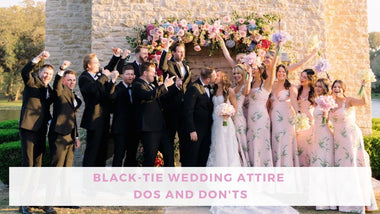 Black-Tie Wedding Attire Dos and Don'ts