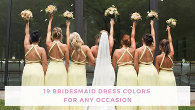 19 bridesmaids dress colors