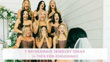 bridal party wearing jewerly