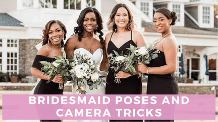 Bridesmaids poses