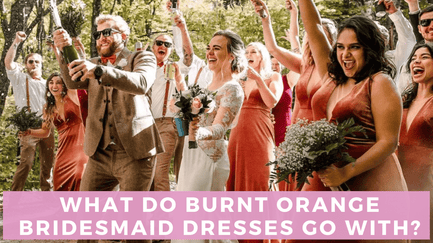 Burnt orange wedding theme