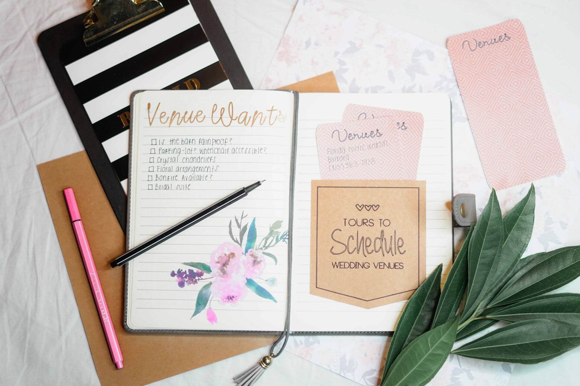 Printable Wedding Planner Kit for Organizing Your Dream Wedding