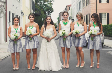 But like....what if your bridesmaids wore SKIRTS?!