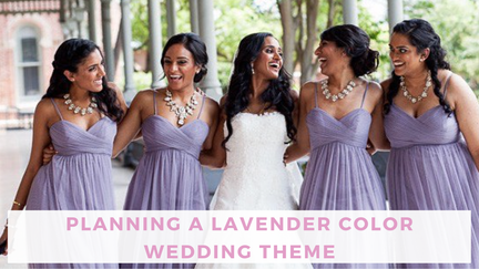 Planning a Lavender Wedding Theme