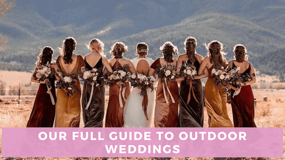 outdoor wedding guide by bella bridesmaids
