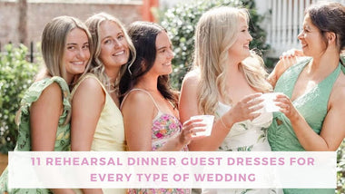 11 Rehearsal Dinner Guest Dresses for Every Type of Wedding