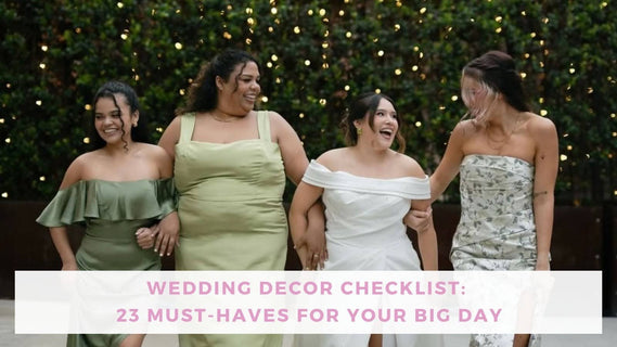 wedding decor checklist from bella bridesmiads