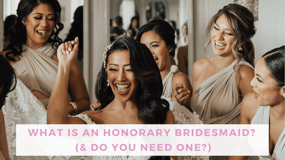 Bride dancing with bridesmaids