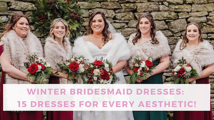 Winter bridesmaid dresses