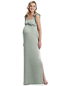 white and green maternity dress Saad Shaikh Sea Green Organza Pakistani Suit main image 1