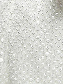 Floret Pearl Sequin Fabric By The Yard