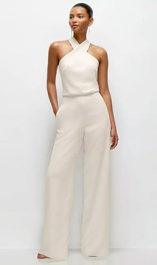 Dessy Collection Lore Ivory Jumpsuit 6907