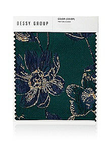 Oscar Metallic Floral Jacquard Swatches