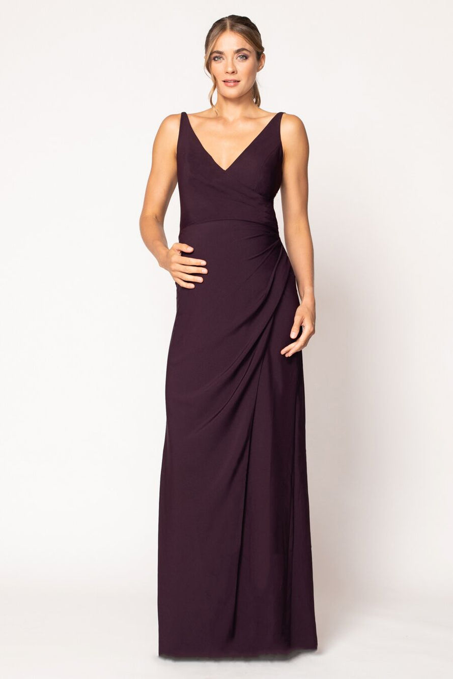 Bari Jay Maternity Bridesmaid Dress 2161-M Plum Bari Jay Maternity Bridesmaid Dress 2161-M Plum