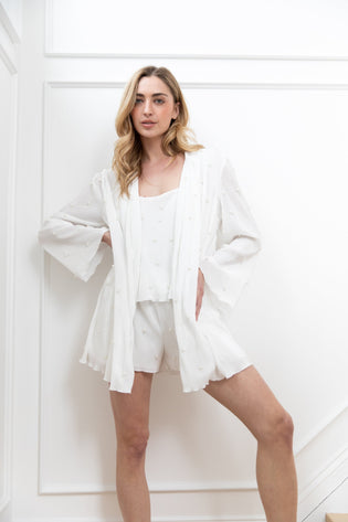Waverles Paige Pearly Bridal Robe