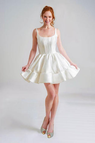 Bari Jay Little White Dress 25WD02