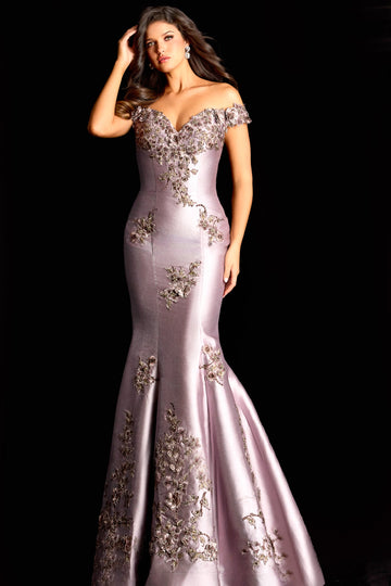 sachin and babi light blue dress Jovani - 38848