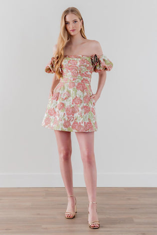 By Watters Evening Style Lei in Garden Party Brocade