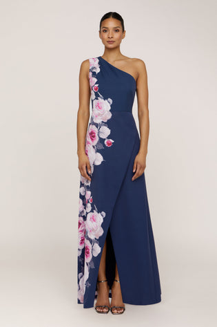 Kay Unger Carissa One Shoulder Gown