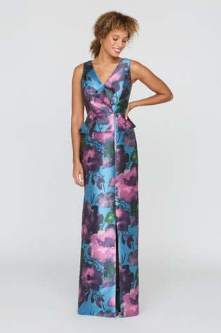 Kay Unger Celeste Column Gown