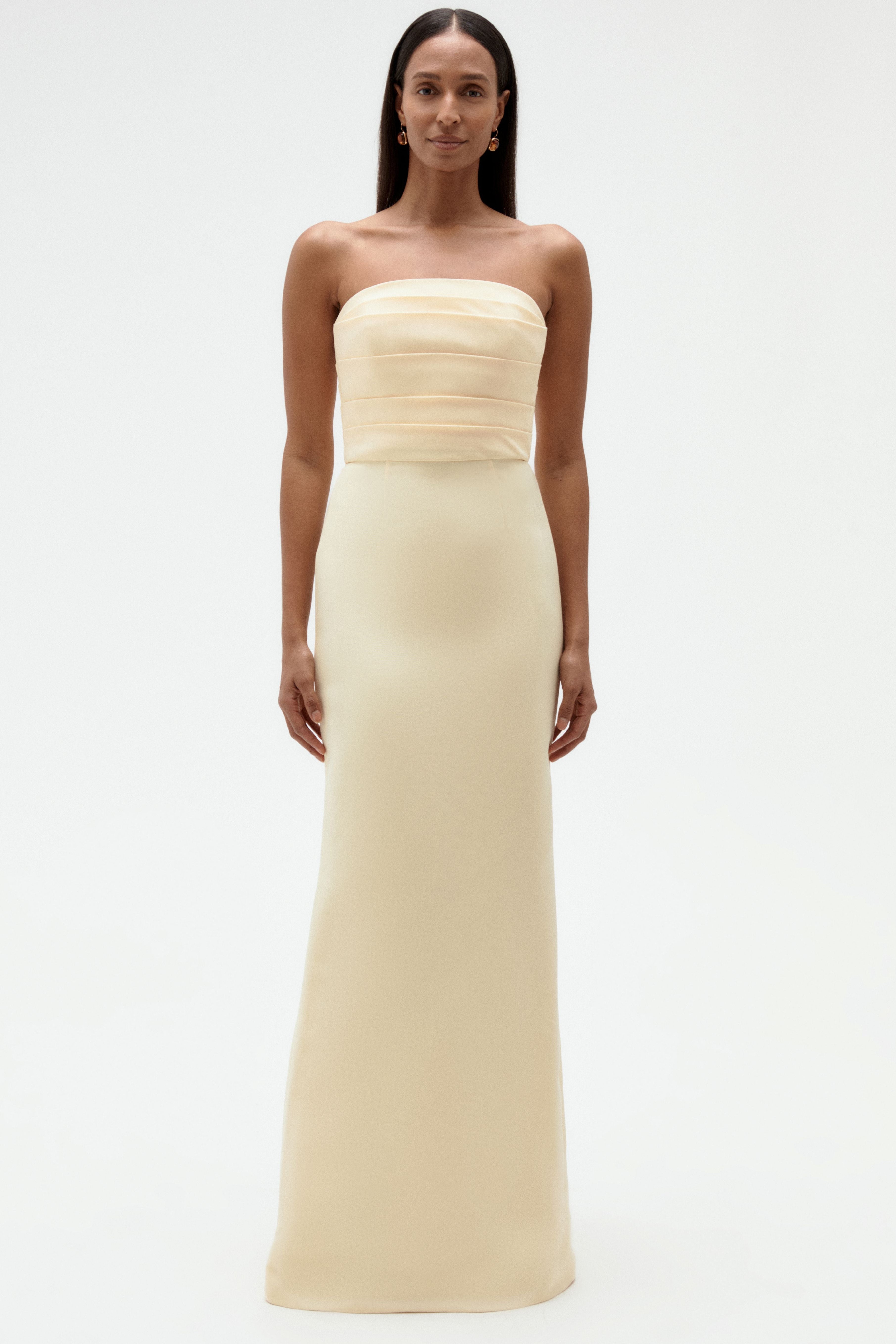 amsale navy bridesmaid dress Amsale Bridesmaids Ida main image 0
