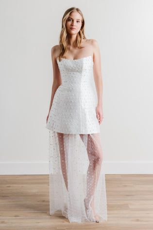 By Watters Little White Dress Gabriel 32400