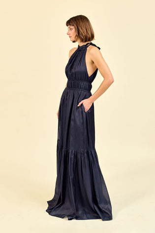 LulaKate Athena Dress in Navy