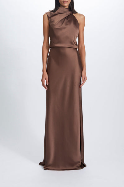 Amsale Bridesmaid Dress P723S Mauve