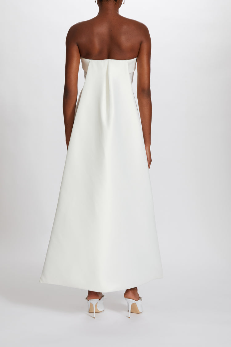 Amsale Little White Dress LW232 & Bella Bridesmaids