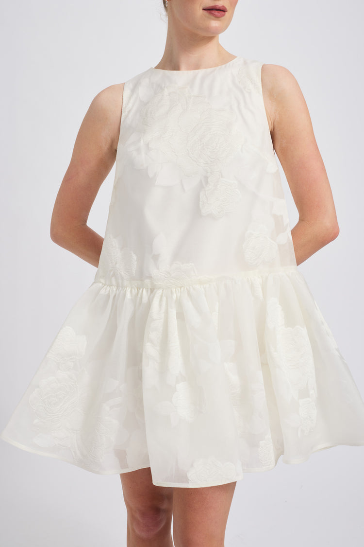 Amsale Little White Dress LW252