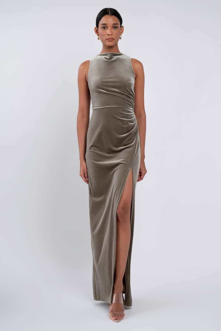 Jenny Yoo Bridesmaid Dress Brielle Dark Eucalyptus Jenny Yoo Bridesmaid Dress Brielle Dark Eucalyptus