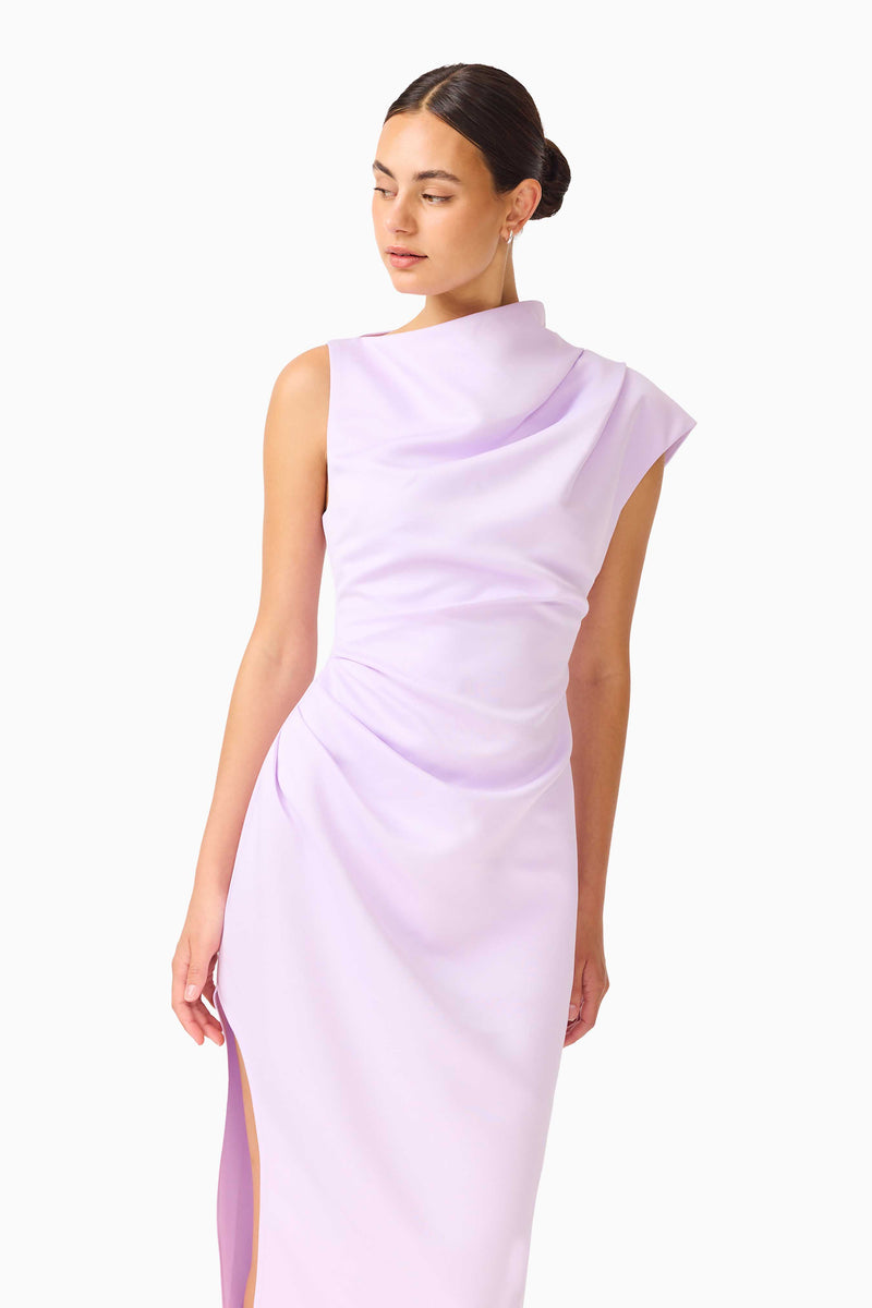 Coralie Maxi Gown in Lilac & Bella Bridesmaids