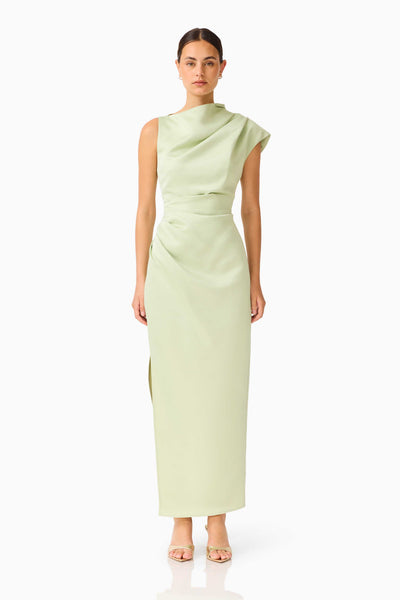 Coralie Maxi Gown in Sage Green