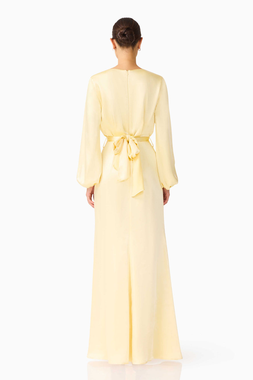 Kai Maxi Dress in Butter Yellow | Bella Bridesmaids Kai Maxi Dress in Butter Yellow | Bella Bridesmaids