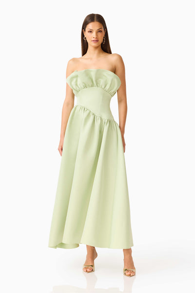 Laurel Sleeveless Maxi Dress in Sage Green | Bella Bridesmaids Laurel Sleeveless Maxi Dress in Sage Green | Bella Bridesmaids