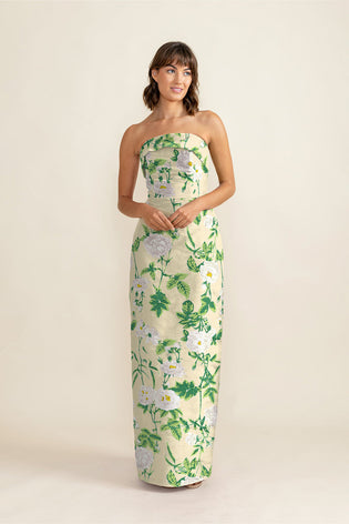 Eva Bodice with Brunch Skirt in Camellia Jacquard