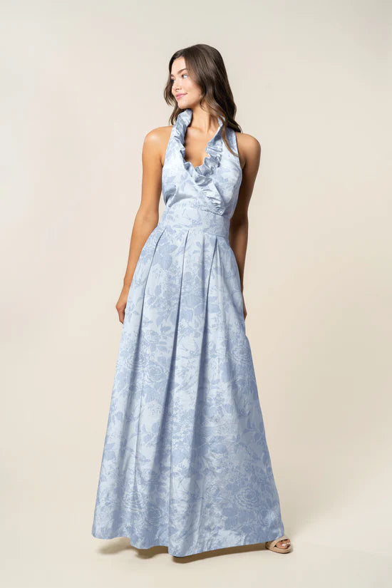 Madelyn Bodice with Dahlia Skirt in Garden Flora Mist