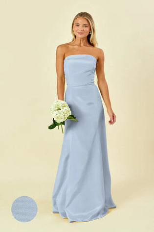 Hannah Bodice with Trumpet Skirt in Drapey Bengaline