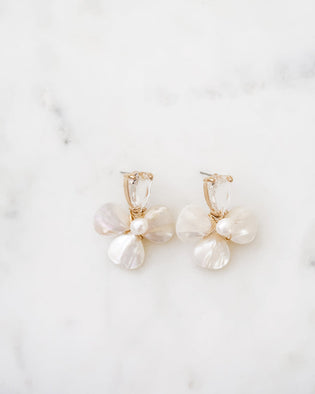 The Annabelle Earrings in Pearl