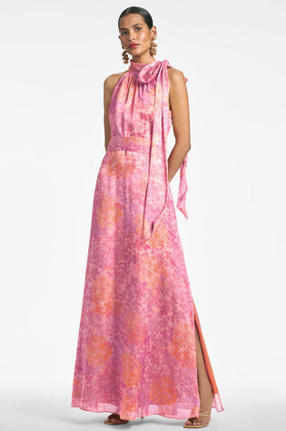 Sachin & Babi Kayla Gown in Sunset Hydrangea