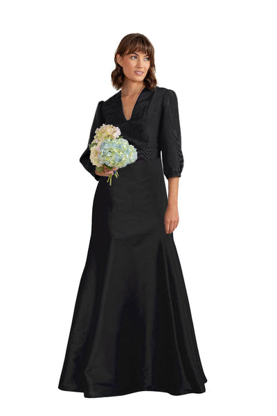 Lola Bodice with Trumpet Skirt in Garden Flora