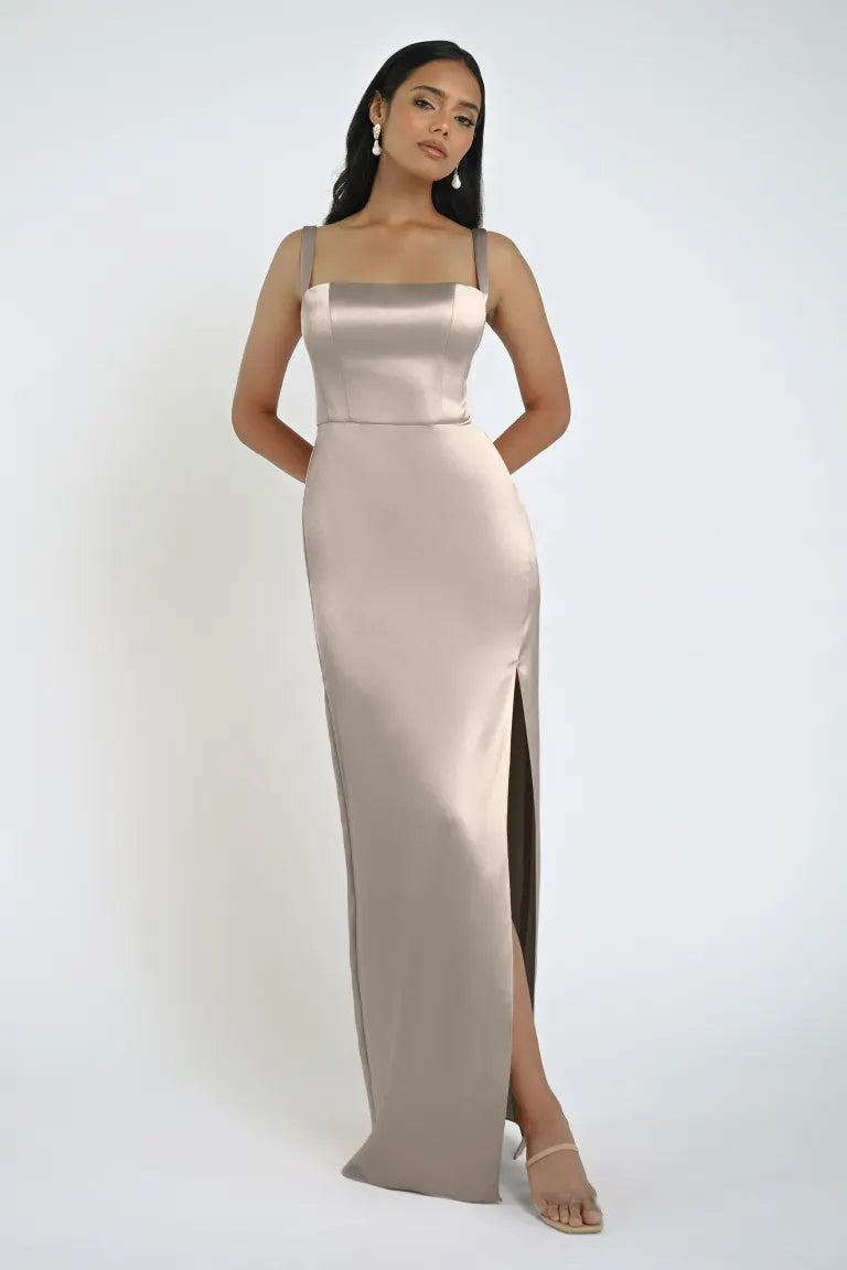 Jenny Yoo Bridesmaid Dress Lowe Latte